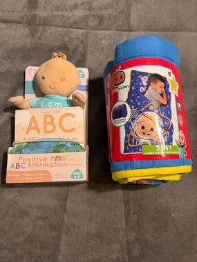 Coco melon  Kids Sleep Bag 3-in-1 and baby doll with book